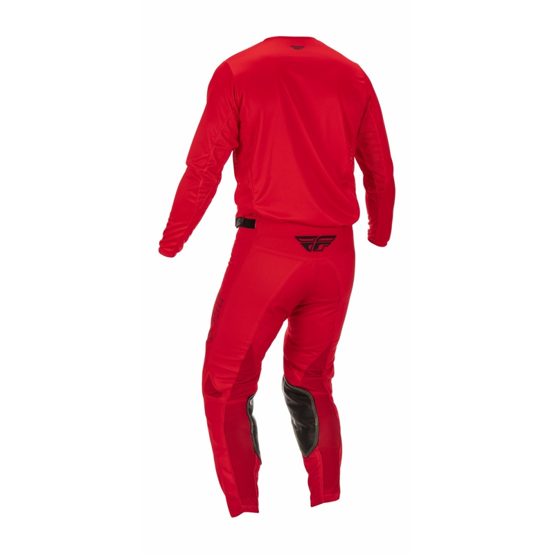 Pantaloni motocross FLY Racing Kinetic Fuel 2022 negru și roșu