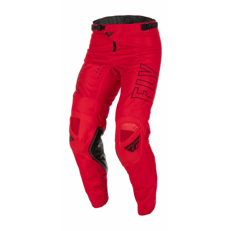Pantaloni motocross FLY Racing Kinetic Fuel 2022 negru și roșu
