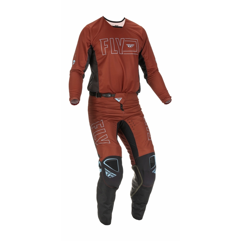 FLY Racing Kinetic Fuel 2022 Pantaloni de motocros negru și maro