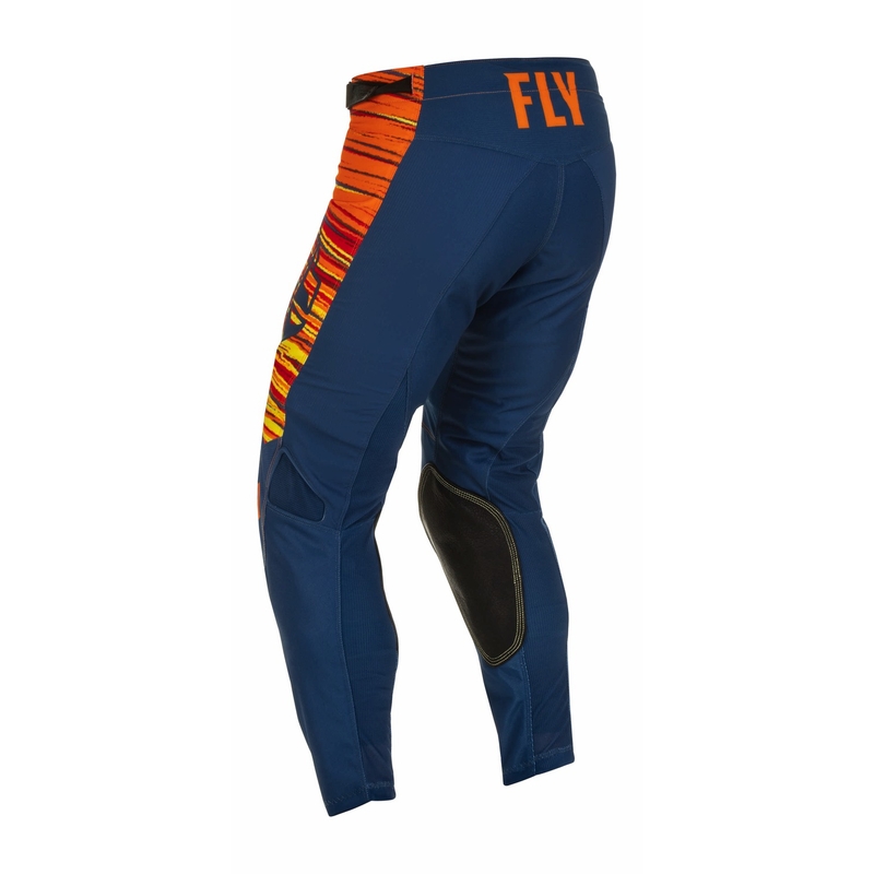 Pantaloni motocross FLY Racing Kinetic Wawe 2022 albastru-portocaliu