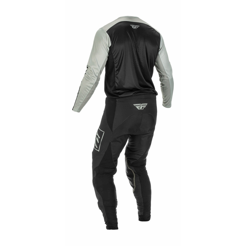 Pantaloni de motocross FLY Racing Lite 2022 negru-gri negru lichidare