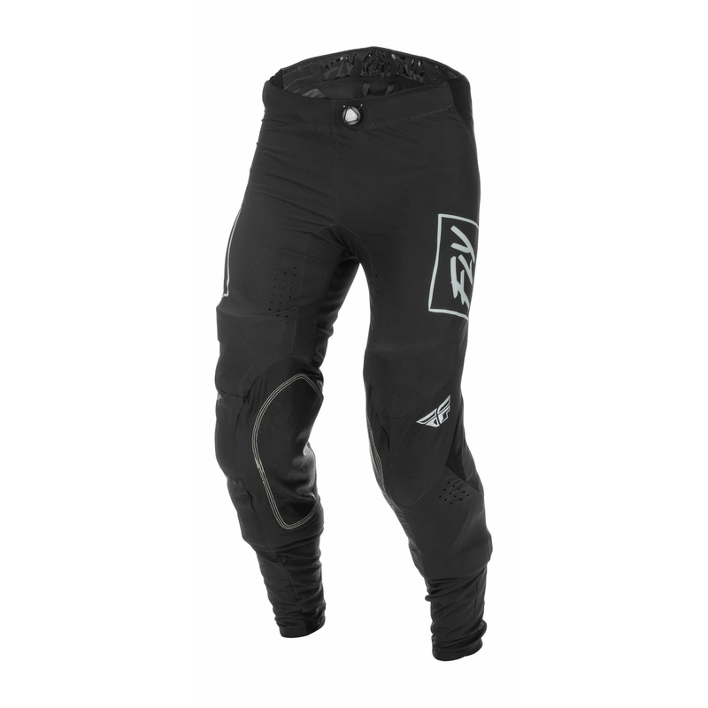 Pantaloni de motocross FLY Racing Lite 2022 negru-gri negru lichidare