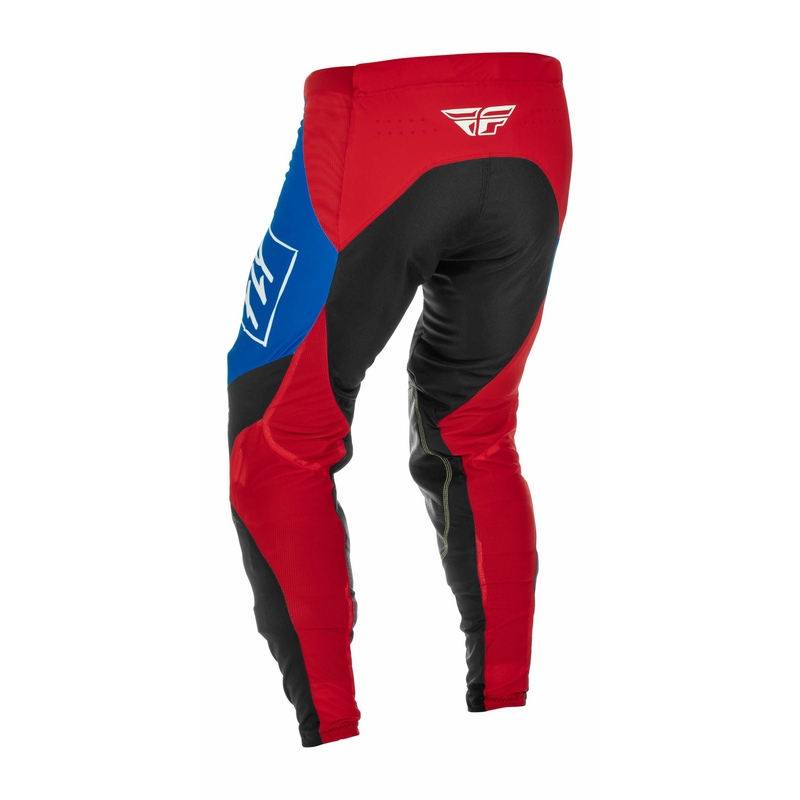 Pantaloni motocross FLY Racing Lite 2022 roșu-negru-albastru