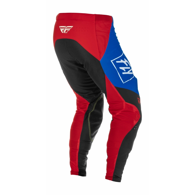 Pantaloni motocross FLY Racing Lite 2022 roșu-negru-albastru