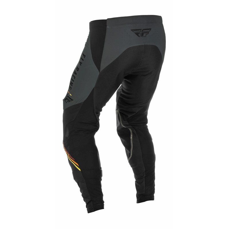 Pantaloni motocross FLY Racing Lite 2022 roșu-galben-gri