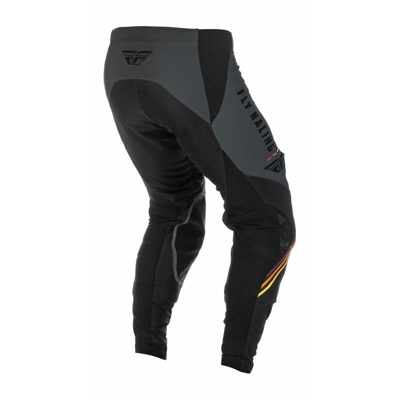 Pantaloni motocross FLY Racing Lite 2022 roșu-galben-gri