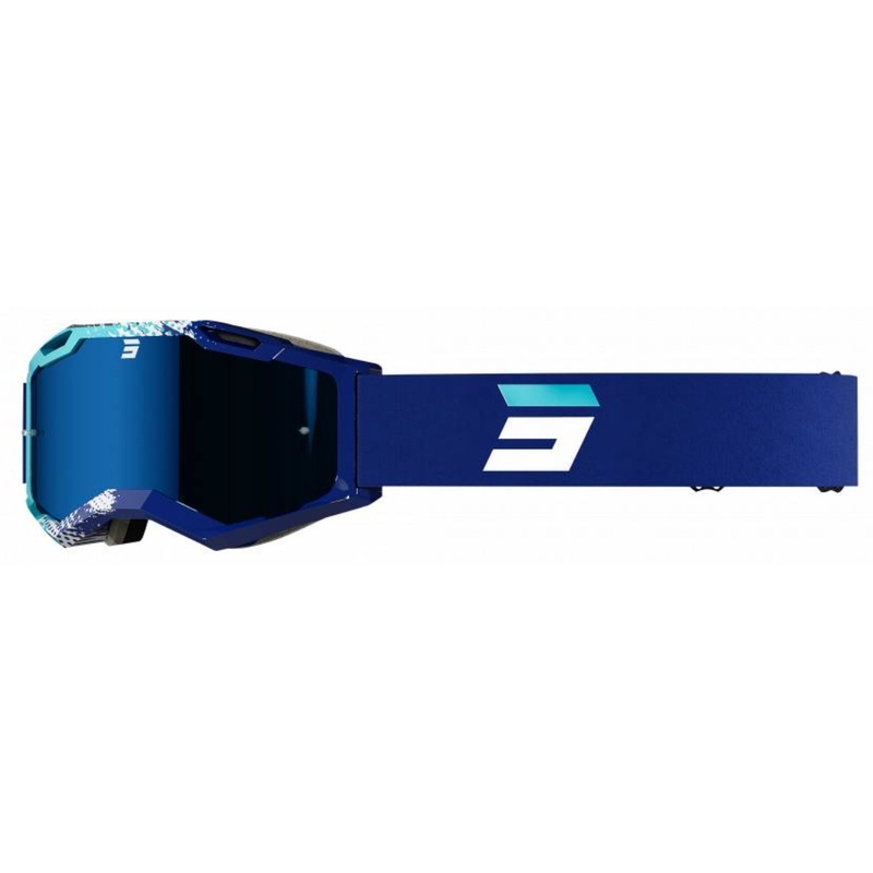 Ochelari de motocros Shot Iris 2.0 Fusion albastru lichidare