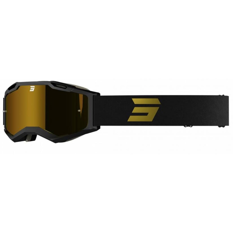 Ochelari de motocros Shot Iris 2.0 Tech negru-auriu
