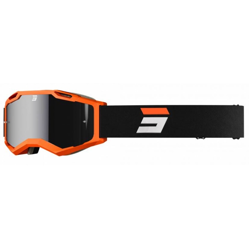 Ochelari de motocros Shot Iris 2.0 Tech negru-portocaliu