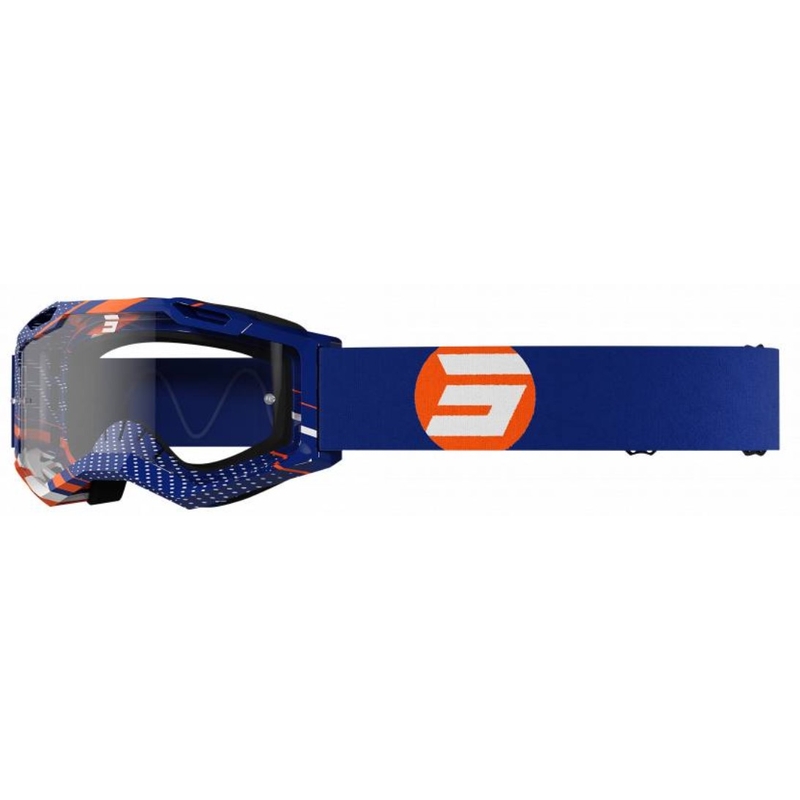 Ochelari de motocros Shot Assault 2.0 Focus albastru-portocaliu