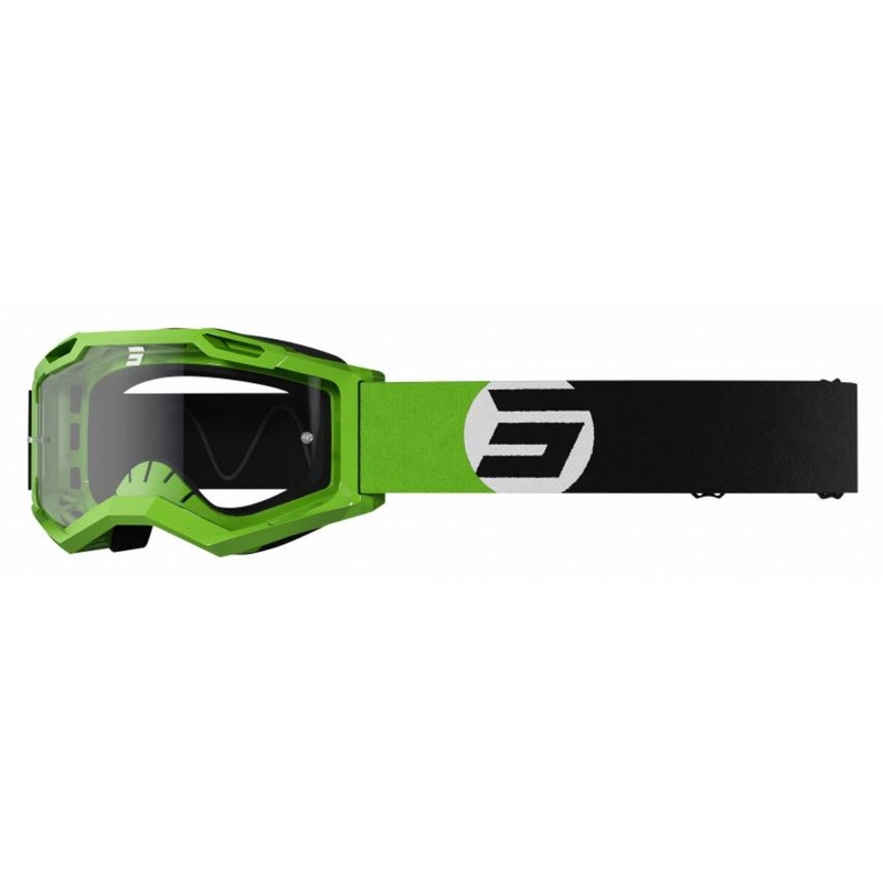 Ochelari de motocros Shot Assault 2.0 Astro negru-verde