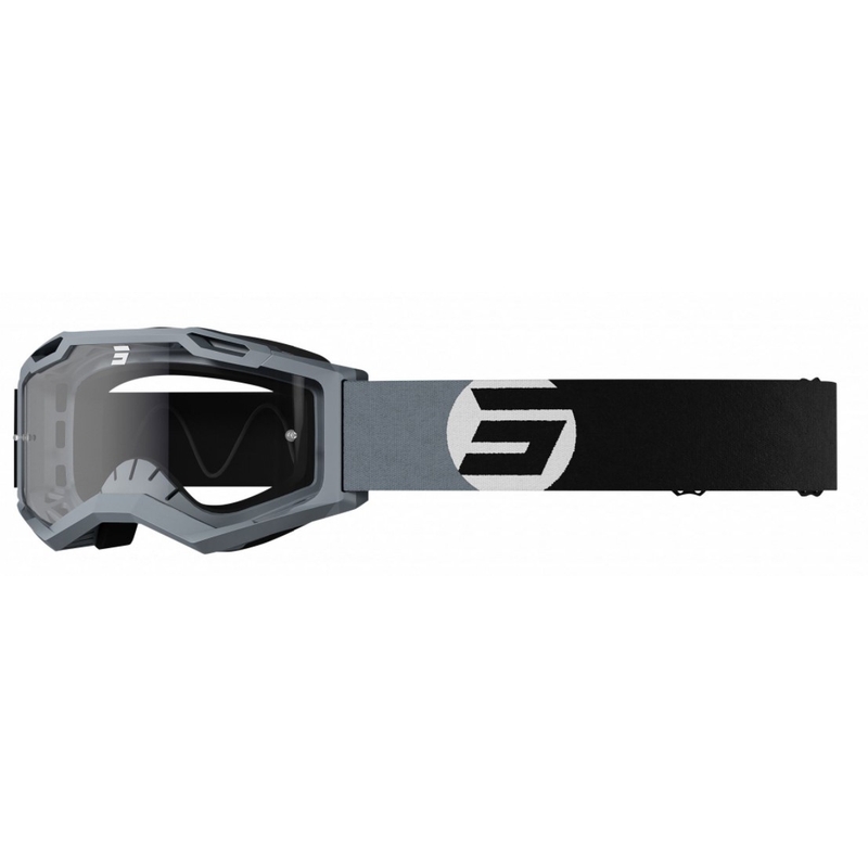 Ochelari de motocros Shot Assault 2.0 Astro negru-gri