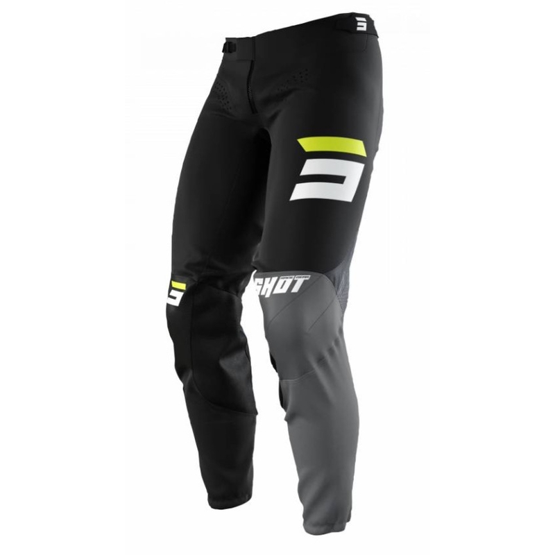 Pantaloni Motocross Shot Aerolite Gradient Grey și negru lichidare