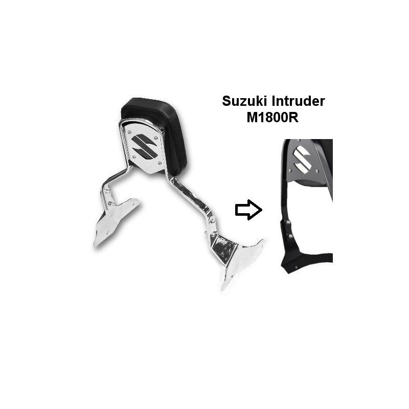 Spătarul scaunului pasagerului - Suzuki Intruder M1800R negru lichidare