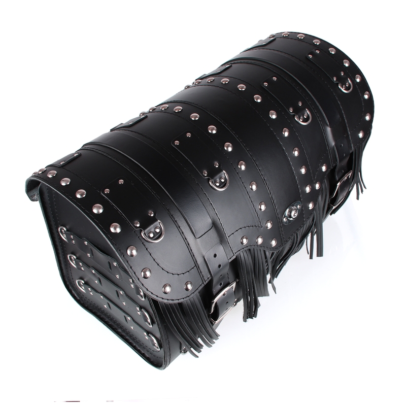 Geantă din piele pentru motocicletă Chopper RSA-15C cu lacăt
