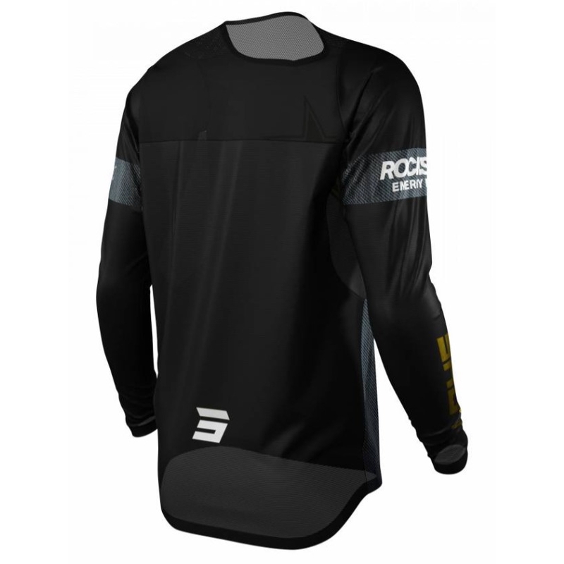 Motocross Jersey împușcat Contact Replica Rockstar 2022 Negru lichidare