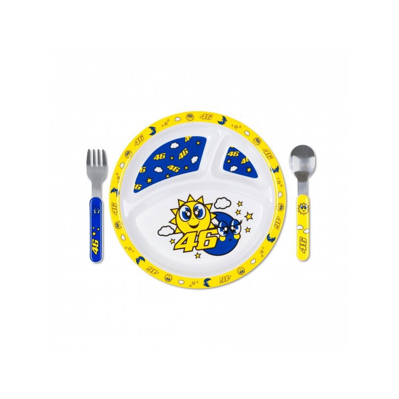 Dětský jídelní set VR46 Valentino Rossi Sun and Moon-smaz