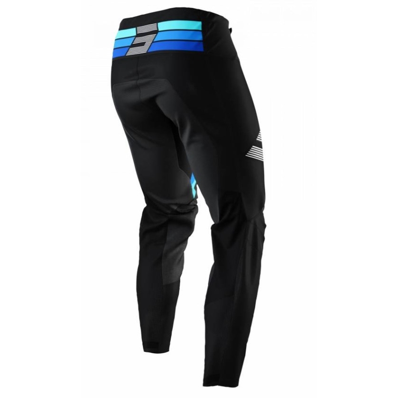 Pantaloni Motocross Shot Contact Story negru și albastru výprodej lichidare