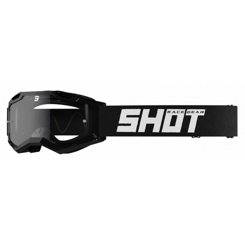 Ochelari de motocros Shot Assault 2.0 Negru solid