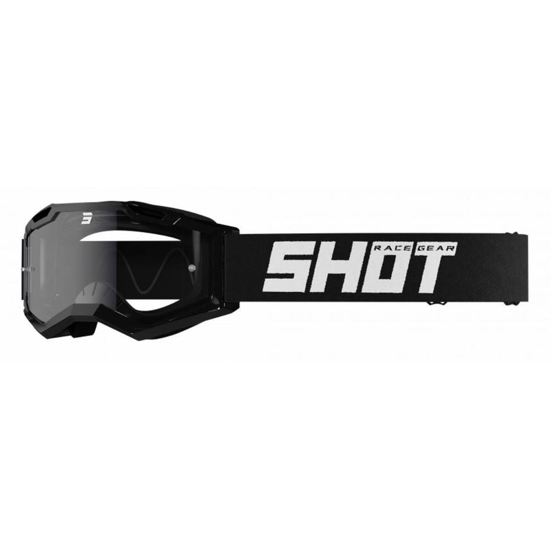 Ochelari de motocros Shot Assault 2.0 Solid Enduro negru