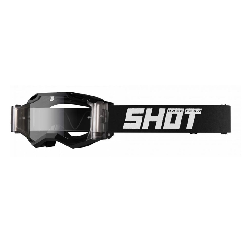 Shot Assault 2.0 Solid Roll-Off Motocross Goggles Negru
