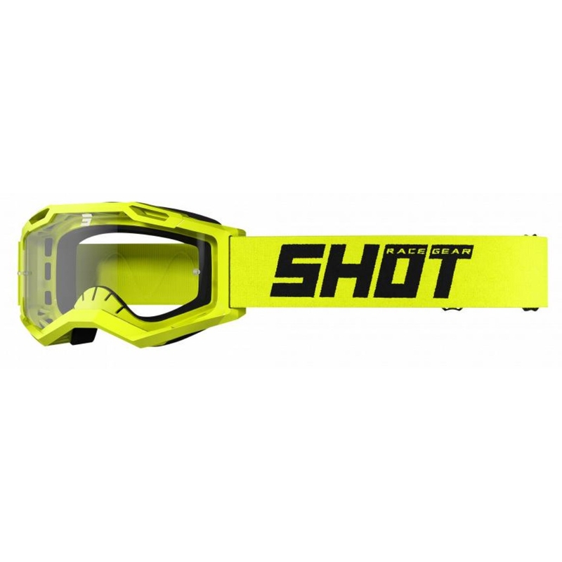 Shot Assault 2.0 Ochelari de motocros Solid galben fluo