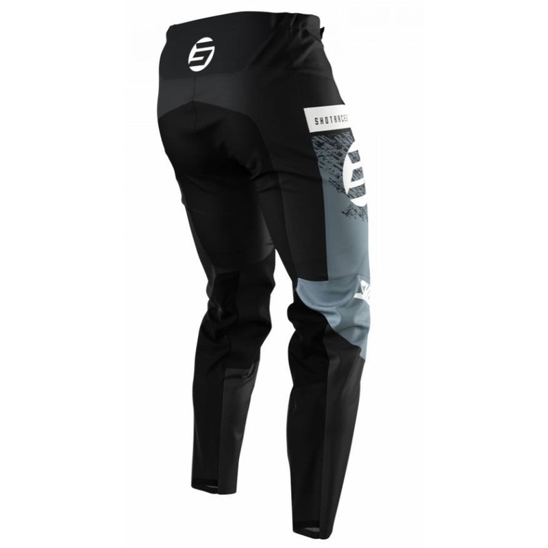 Pantaloni Motocross Shot Devo Roll negru-gri negru- výprodej lichidare