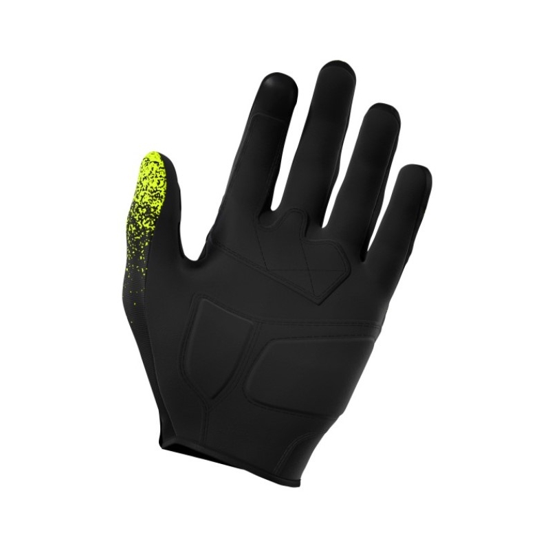 Mănuși de motocross Shot Drift Edge negru-fluo galben lichidare