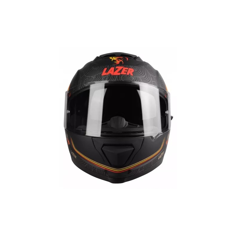 Cască integrală de motocicletă Lazer Rafale Evo Phoenix negru-gri-portocaliu