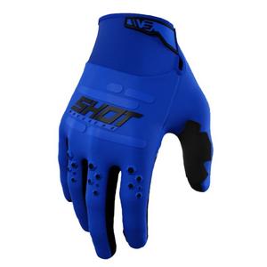 Mănuși de motocross Shot Vision albastru