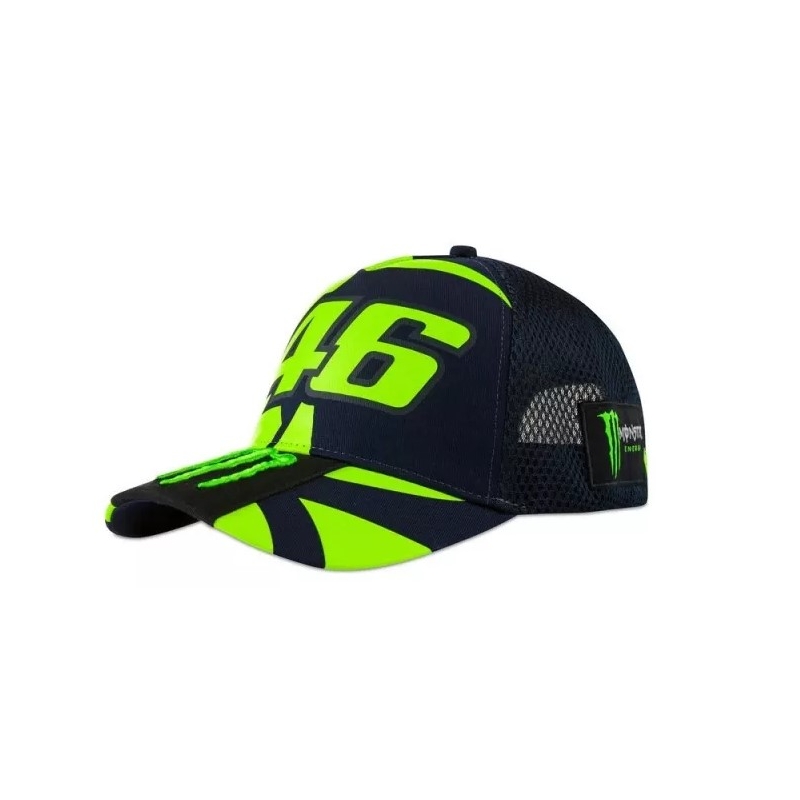 Șapcă pentru copii VR46 Valentino Rossi albastru-galben-fluo