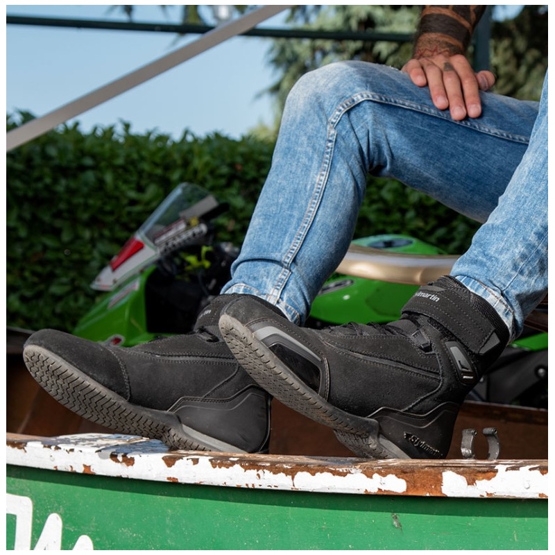 Cizme de motocicletă Stylmartin Velox WP negru - calitate II