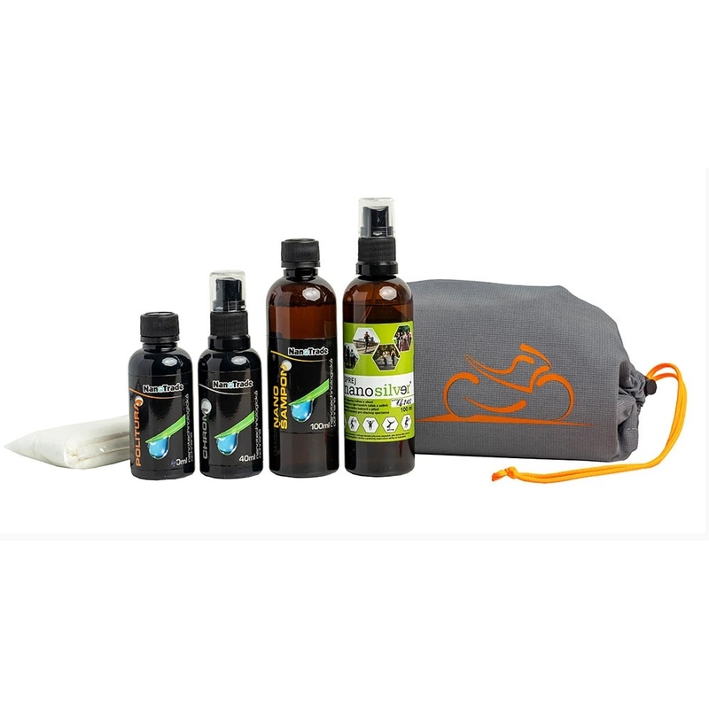 Kit nanocosmetice pentru motociclete Nanosilver®.