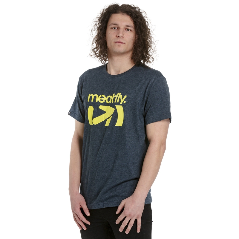 Tricou Meatfly Podium albastru închis lichidare
