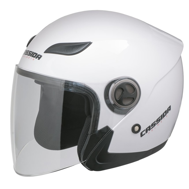 Cască de motocicletă Cassida Reflex open alb lichidare