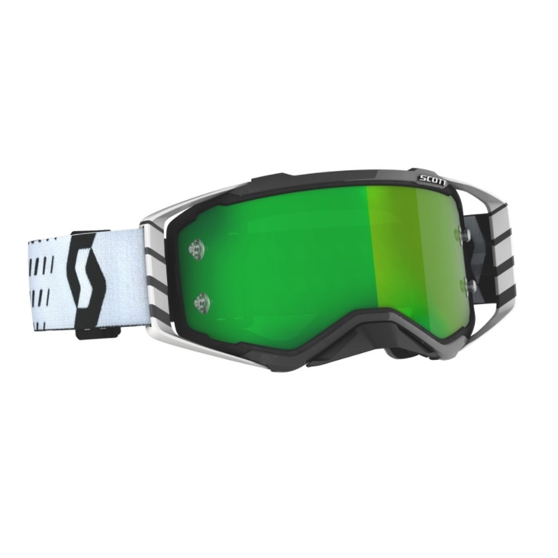 Ochelari de motocros SCOTT Prospect negru și alb