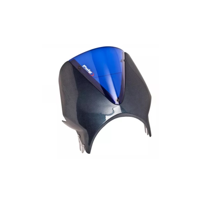 Parbriz PUIG VISION carbon look/blue