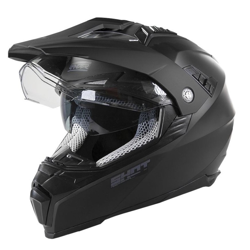 Cască de motocicletă Enduro Shot Ranger Solid Black Matte lichidare