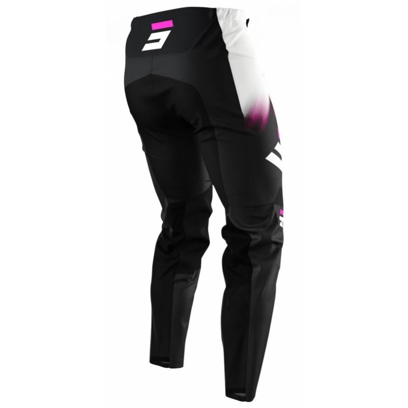Pantaloni motocross pentru copii Shot Devo Versus negru-alb-roșu-rosu výprodej lichidare