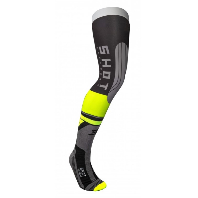 Șosete Shot Interceptor 2.0 gri-fluo galben lichidare