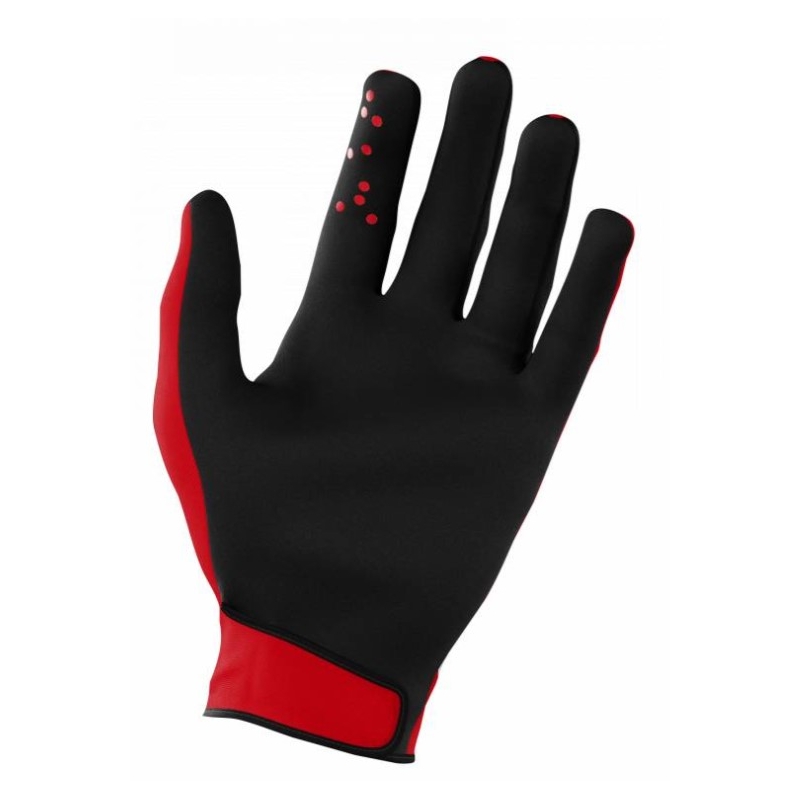 Mănuși de motocross Shot Devo Skin negru-alb-roșu