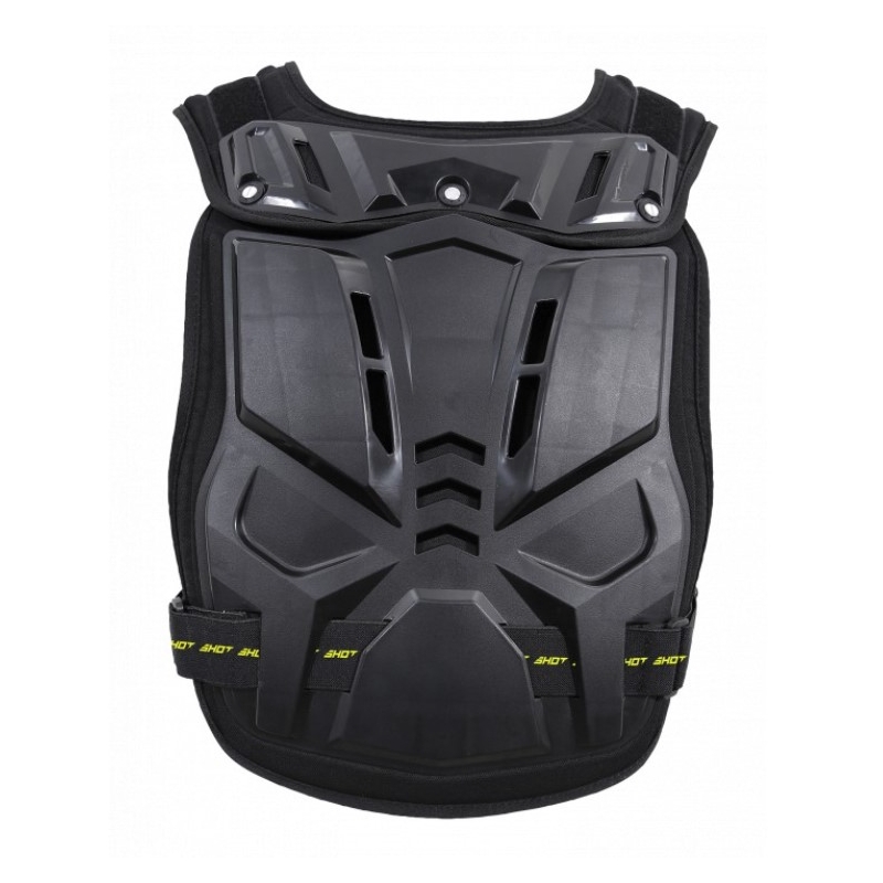 Shot Fighter 2.0 negru-fluo galben protector piept galben