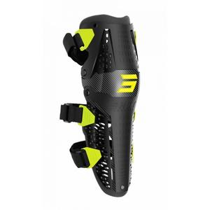 Genunchiere Shot Airflow negru-fluo galben