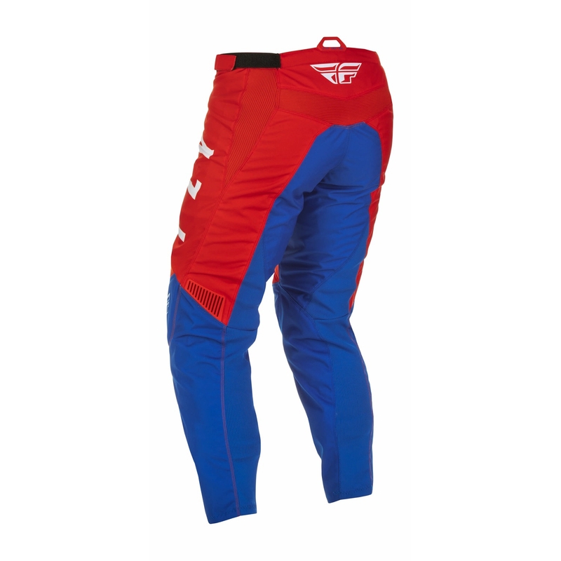 Pantaloni de motocross FLY Racing F-16 2022 roșu-alb-albastru