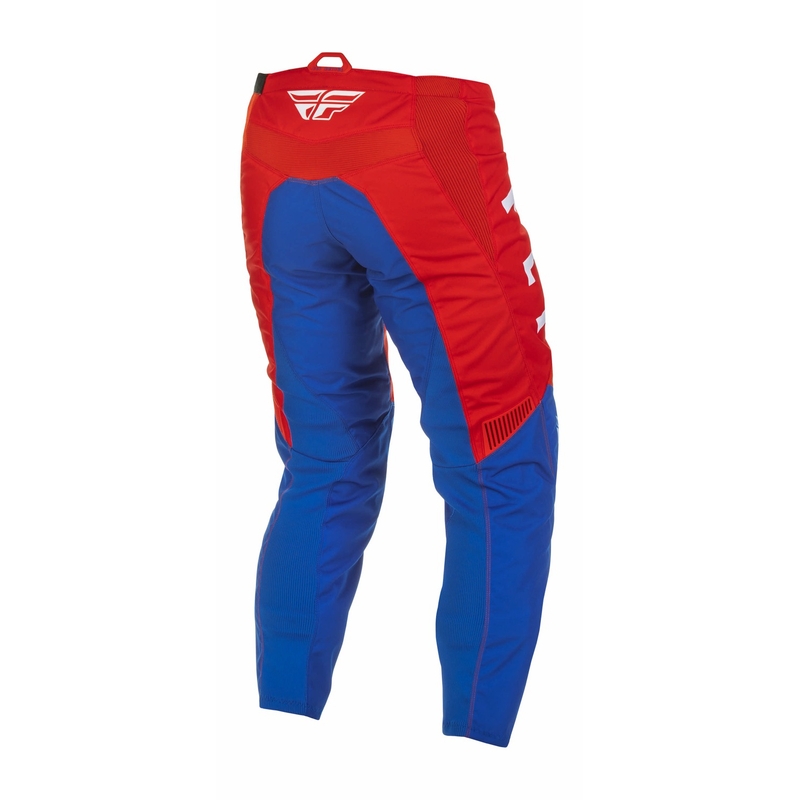 Pantaloni de motocross FLY Racing F-16 2022 roșu-alb-albastru