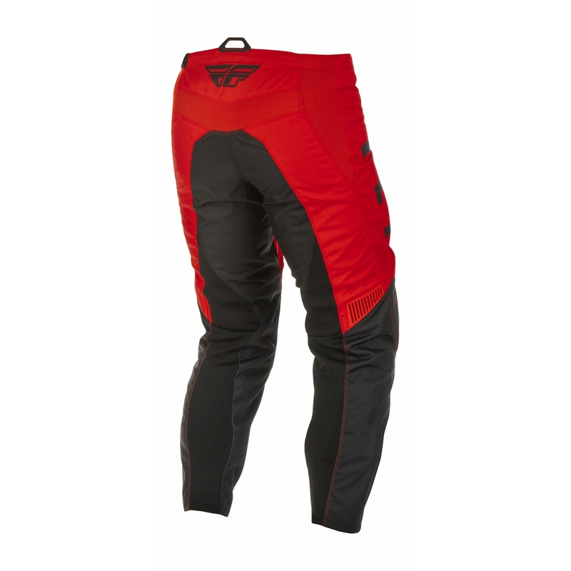 Pantaloni de motocross FLY Racing F-16 2022 negru-roșu