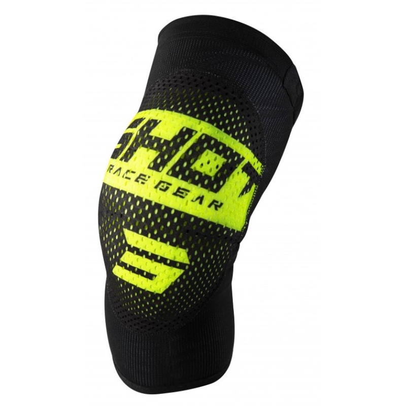 Genunchiere Shot Airlight negru-fluo galben