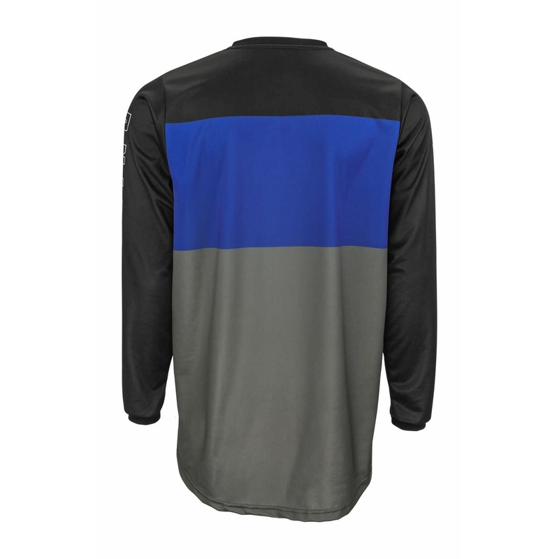 Tricou de motocros FLY Racing F-16 2022 gri-negru-albastru