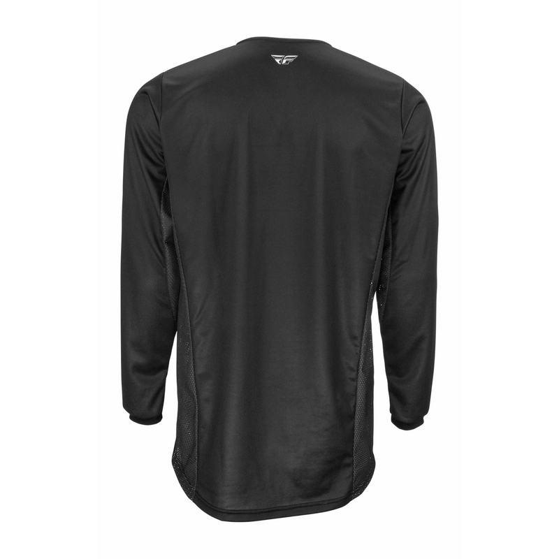 Motocross tricou FLY Racing Kinetic Fuel 2022 negru și alb