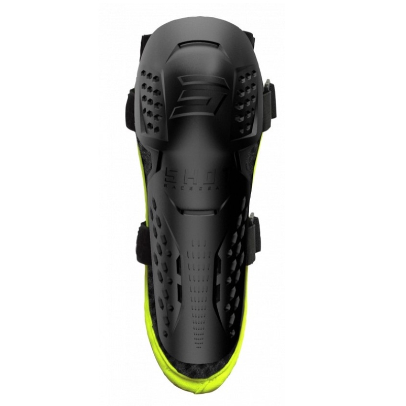 Apărători de cot Shot Optimal 2.0 negru-galben-fluo